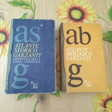 Atlante Storico Biologico Garzanti - Ed. 1971/2