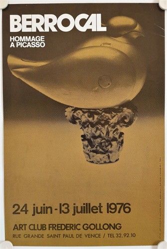 Affiche berrocal hommage - affiche,