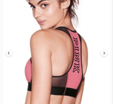 Crop top sportivo rosa