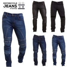 Jeans Moto Denim Pantaloni Moto Uomo con Fodera in Kevlar Armature CE