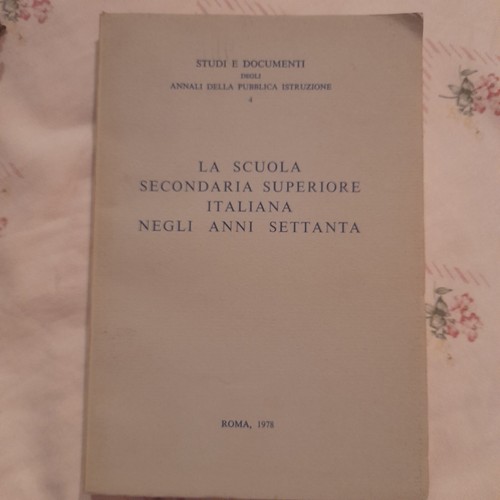 Scuola secondaria superiore - secondaria,