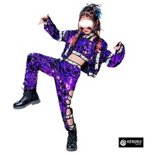 Costumi Saggio Danza Ballo Giacca Pantaloni Top Hip Hop Street Dance DANMO05