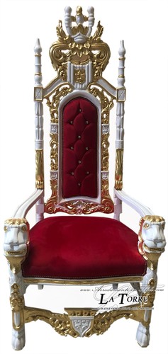 Trono con leoni in stile - trono, re
