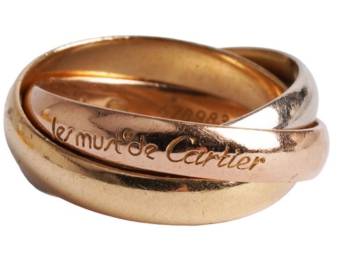 Anello cartier trinity oro 750 - anello,