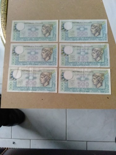 500 lire carta - 500, di