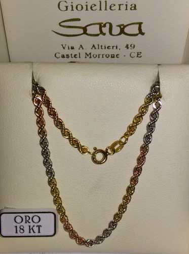 Collana fune corda in - collana,