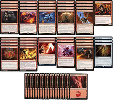 Mazzo Mono Rosso Aggro Burn -
