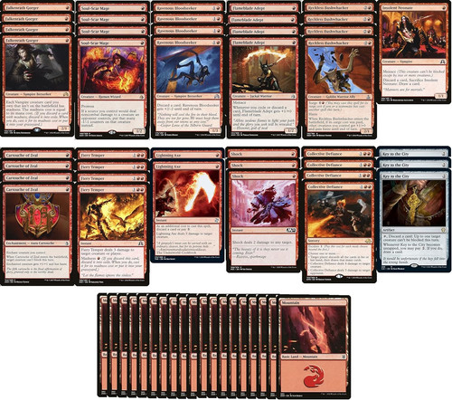 Mazzo mono rosso aggro - aggro, burn