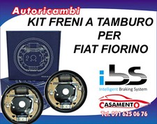 KIT FRENI A TAMBURO COMPLETI FIAT FIORINO 1.3 MTJ 16V 55KW DAL 2/2008 IN POI