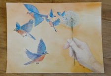 Quadro acquerello originale