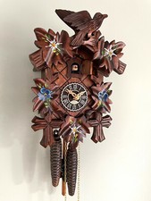 Orologio cucù intagliato - a,
