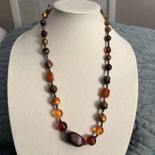 Collana donna toni - , ambra