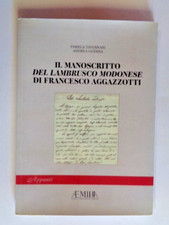 IL MANOSCRITTO DEL LAMBRUSCO