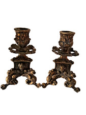 candelabro antico ottone lega