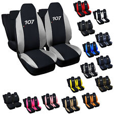 COPRISEDILI AUTO COMPATIBILI CON 107 MADE IN ITALY SET COMPLETO VARI COLORI
