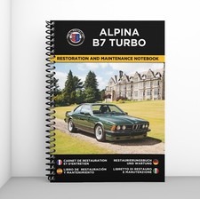 ALPINA B7 TURBO : Cahier de Restauration - Personnalisation gratuite !
