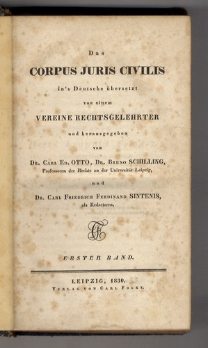 Das corpus juris civilis - das,