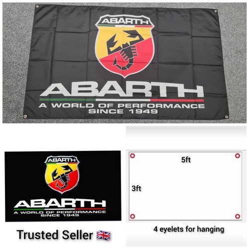 Bandiera garage fiat - fiat, abarth