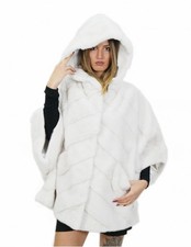 Mink Fur Size 44 White Coat