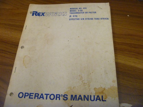 Rexworks trashmaster - 3-50,