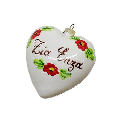 Pallina natale ceramica - pallina,