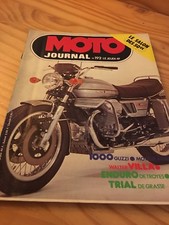MOTO JOURNAL 192 1974 Guzzi 1000 Walter Villa Enduro Troyes Trial Grasse ...etc