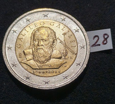 Moneta 2 Euro Due Galileo Galilei 2014 Errore Di Conio Italia