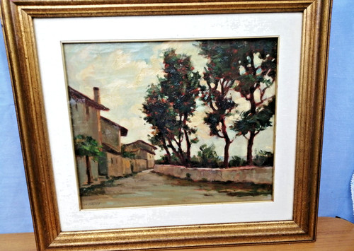 Due dipinti olio firmati - ad,