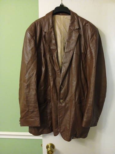 Blazer uomo pelle - blazer, cognac