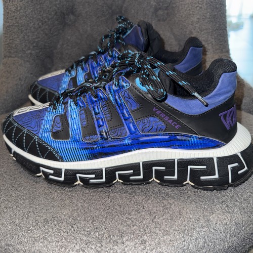 Sneakers versace trigreca blu - versace,