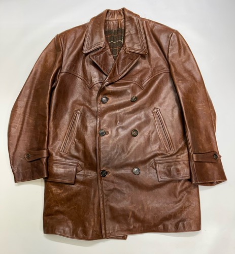 Cappotto pelle doppiopetto