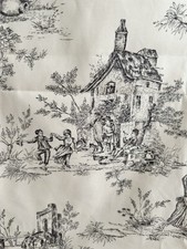 Tessuto Toile de Jouy vintage