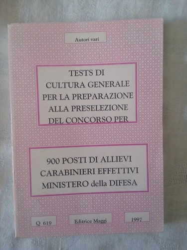 Test cultura generale concorso