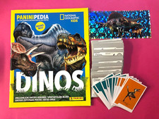 PANINI ALBUM VUOTO TED + SET COMPLETO DINOS PANINIPEDIA NATIONAL GEOGRAPHIC (AN)