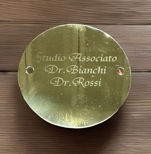 Targhetta personalizzata