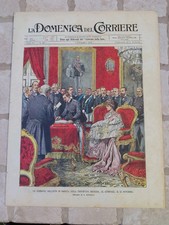 1902 domenica del corriere 49 SAVOIA PRINCIPESSA MAFALDA QUIRINALE CARRO FUNEBRE