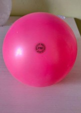 Palla ginnastica ritmica, colore rosa, approvata dalla FIG