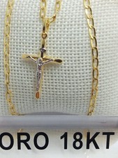 Catenina in oro giallo 750 18