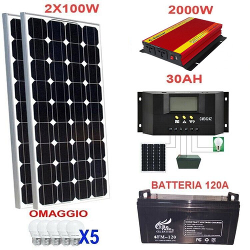 Kit fotovoltaico pwm - kit,
