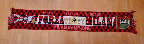 Sciarpa forza milan campione - sciarpa,