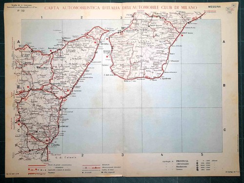 Carta geografica stradale