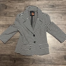 Blazer donna nero manica 3/4 G