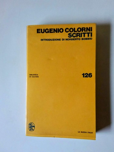 Eugenio colorni scritti - eugenio,