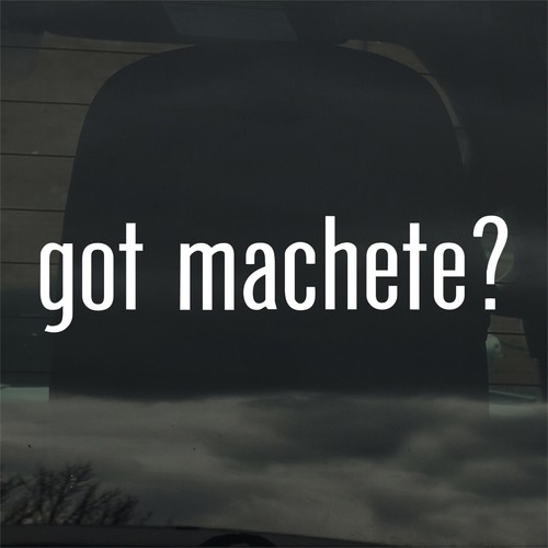 Got machete adesivo vinile - machete?,