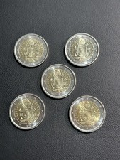 Lotto 5 Monete da 2 Euro