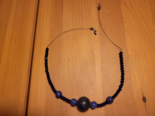 Collana girocollo donna blu - girocollo,