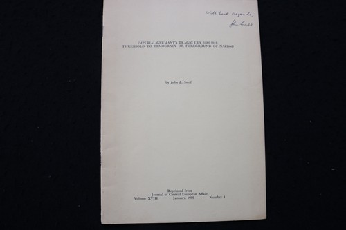 1959 imperial germany tragic - 1959, germany's