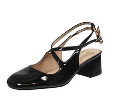 Gold & Gold Decolletè Con Tacco Medio E Cinturino Nero - Donna Scarpe Decolletè