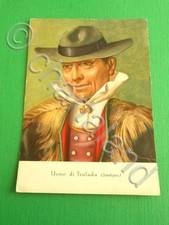 Cartolina Costumi Sardi - Uomo di Teulada 1955