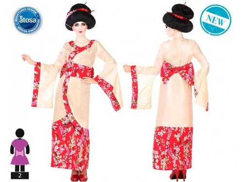 Atosa 53875 costume geisha - costume,